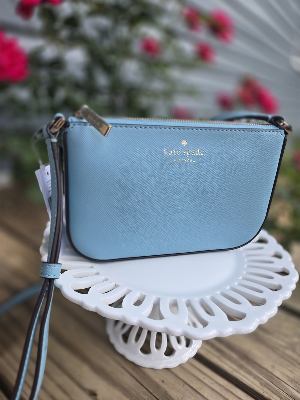 kate spade New York Blue Crossbody Bag.  New With Tags